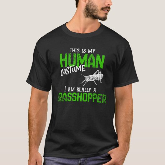 T-shirt Esprit Grasshopper et costume humain (Devant)
