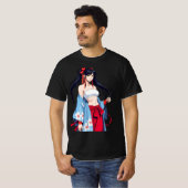 T-shirt Esprit guerrier Anime Kimono Tee (Devant entier)
