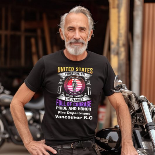 T-shirt Esprit héroïque d'un pompier