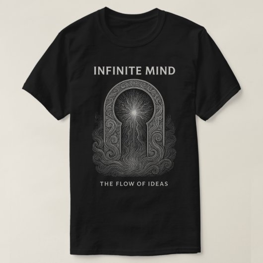 T-shirt ESPRIT INFINI – Le Flux d'Idées (Design devant)