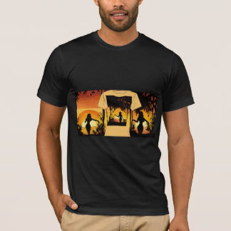 T-shirt "Esprit libre dans le coucher du soleil