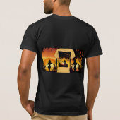 T-shirt "Esprit libre dans le coucher du soleil (Dos)