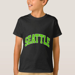 T-shirt Esprit scolaire vintage Seattle allez Seattle amou