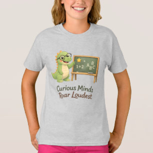 T-shirt Esprits curieux rugissent le plus fort – Apprentis