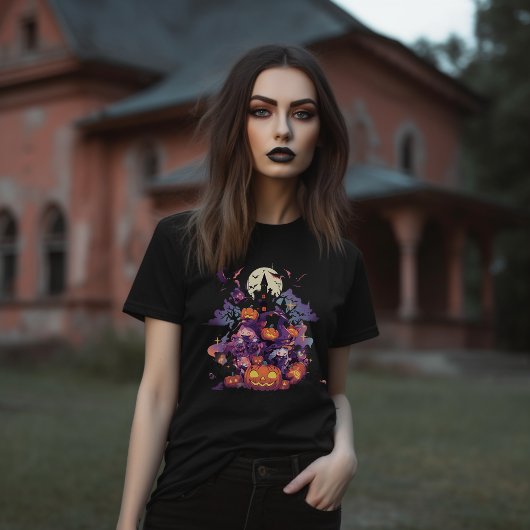 T-shirt "Esprits de la nuit" Anime d'Halloween