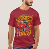 T-shirt Esprits libres conduisent un buggy - buggy du dése (Devant)