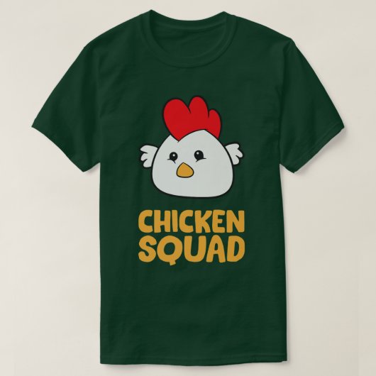 T-shirt Esquat de poulet Premium (Design devant)