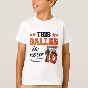 T-shirt Esquisse 10e anniversaire garçon dix ans Sketll Pl