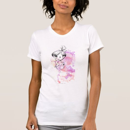 T-shirt Esquisse d'aquarelle PEBBLES™ (Devant)