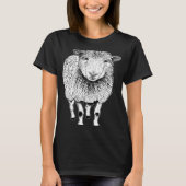 T-shirt Esquisse de mouton (Devant)