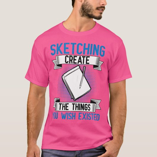 T-shirt Esquisser pour ns (Devant)
