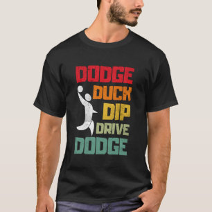 T-shirt Esquiver Canard Plongeon Plongée Esquiver Drôle Jo