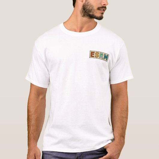 T-shirt ESRM Logo Rétro Rond (Devant)