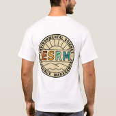 T-shirt ESRM Logo Rétro Rond (Dos)
