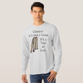 T-shirt Essai de cricket (Devant entier)