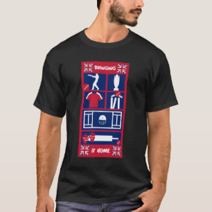 T-shirt Essai de cricket anglais