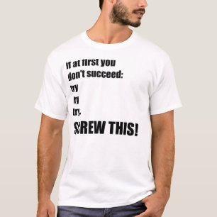 T-shirt Essai d'essai encore