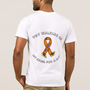 T-shirt Essai marchant dans des mes chaussures
