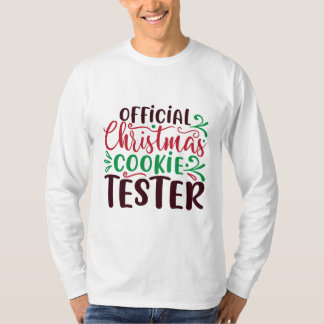 T-shirt Essai officiel de cookie de Noël