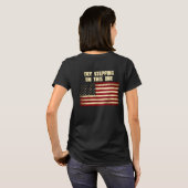 T-shirt Essayez de marcher sur ce drapeau (Dos entier)