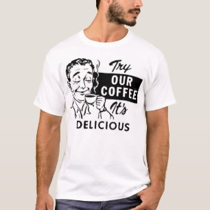 T-shirt Essayez notre café