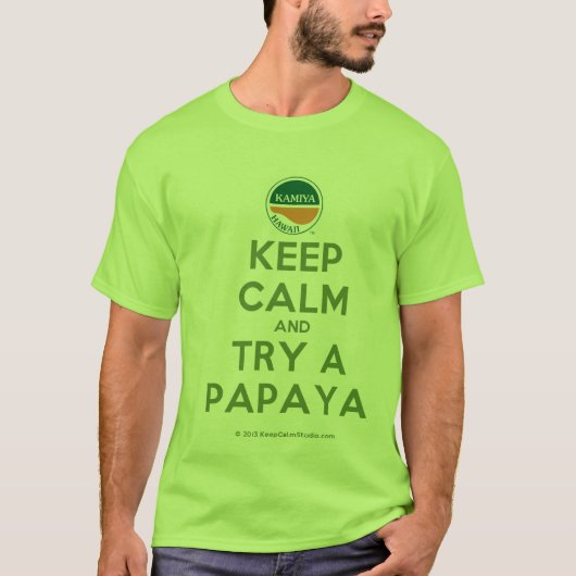 T-shirt Essayez une papaye ! (Devant)