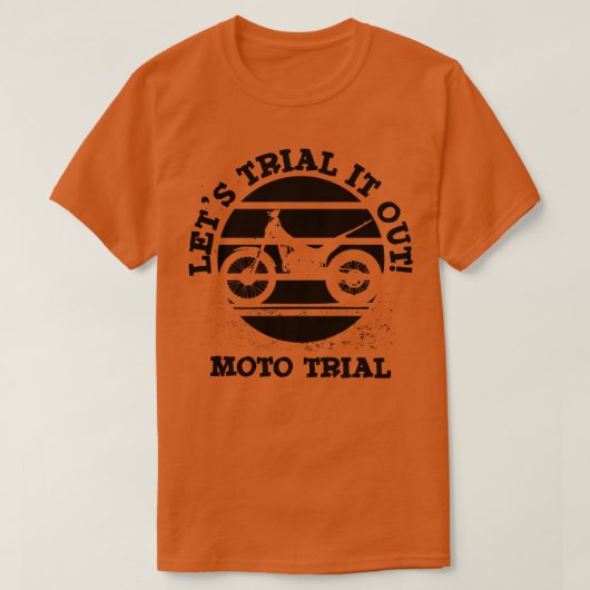 T-shirt Essayons Moto Trial (Design devant)
