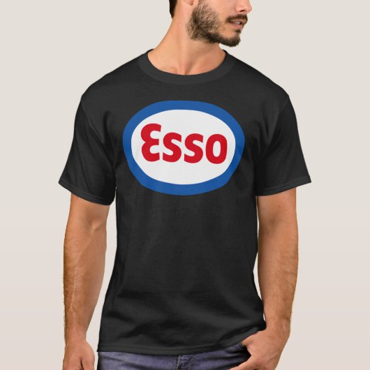 T-shirt Essence classique Esso Essence Diesel Combustibles (Devant)
