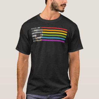 T-shirt Essential Arc-en-ciel clair