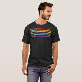 T-shirt Essential Arc-en-ciel clair (Devant entier)