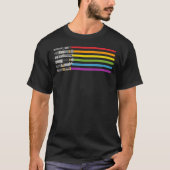 T-shirt Essential Arc-en-ciel clair (Devant)
