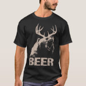 T-shirt Essential Beer Deer Bear (Devant)