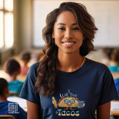 T-shirt Essential I will Teach for Tacos Math Teacher Fema