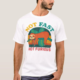 T-shirt essentiel de paresseux drôle pas rapide pa