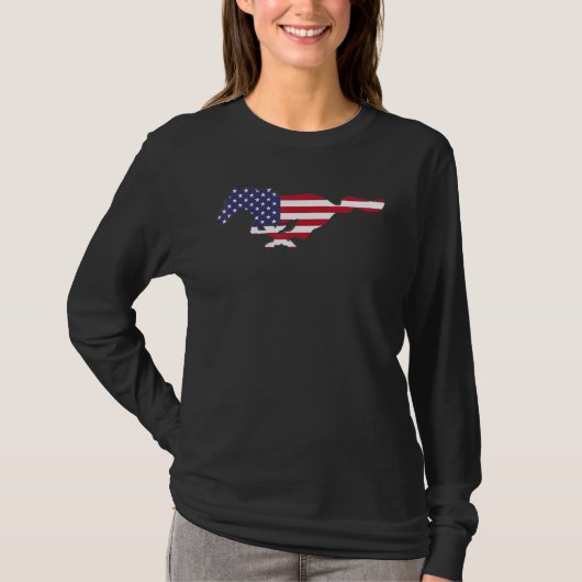 T-shirt Essentiel des Mustangs américains (Devant)