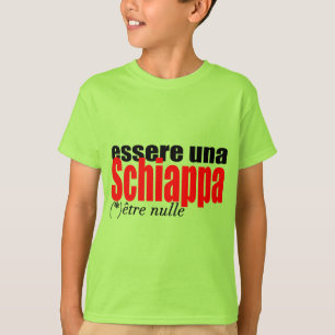 T-shirt Essere una Schiappa être en français Boy Tee