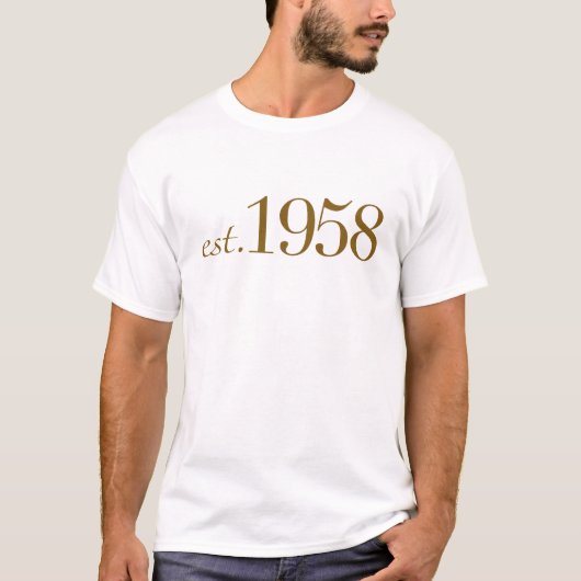 T-shirt Est 1958 (Devant)