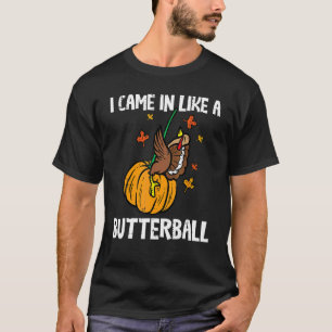 T-shirt Est arrivé comme un Butterball  Thanksgiving Homme