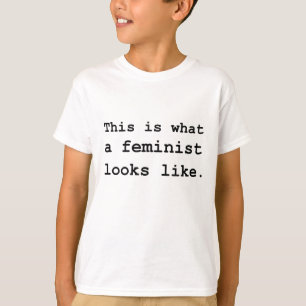 T-shirt Est c'à ce qu'un féministe ressemble
