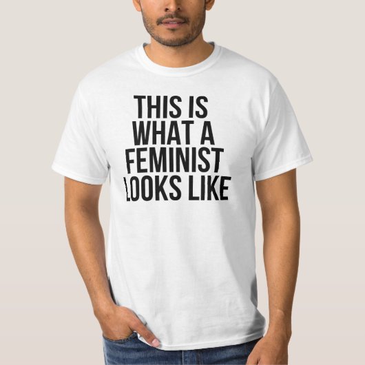 T-shirt Est c'à ce qu'un féministe ressemble - le (Devant)