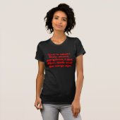 T-shirt Est ce ce que j'aime au sujet des vampires, je (Devant entier)