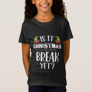 T-Shirt Est-ce déjà les vacances de Noël Drôle Professeur 
