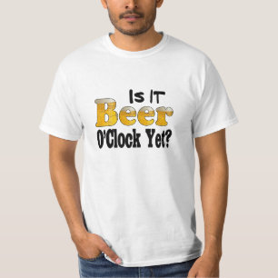 T-shirt Est-ce déjà l'heure de la bière?
