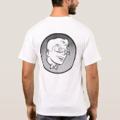 T-shirt Est ce demain dans à trois dimensions avec (Dos)