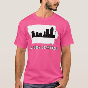T-shirt Est-ce le ciel Carte de l'Iowa State Citation drôl