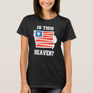 T-shirt Est-Ce Le Ciel Iowa Pour Les Hommes Et Les Femmes