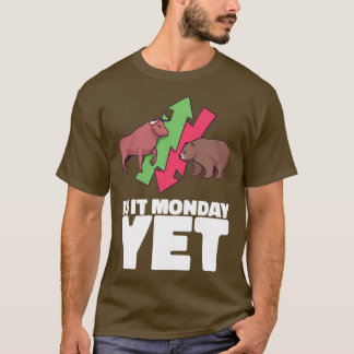 T-shirt EST-CE LUNDI MAIS Cadeaux Daytrader amp Investisse