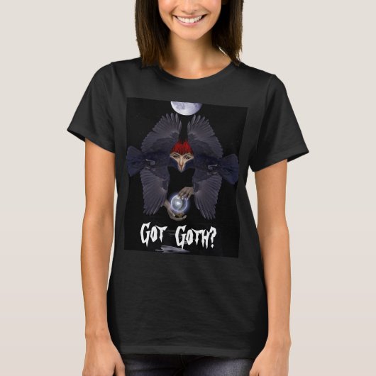 T-shirt EST-CE QUE ÇA VA ? Dark Raven Femme Imaginaire Hal (Devant)