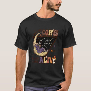 T-shirt Est-ce que ce café me fait paraître vivant Hallowe