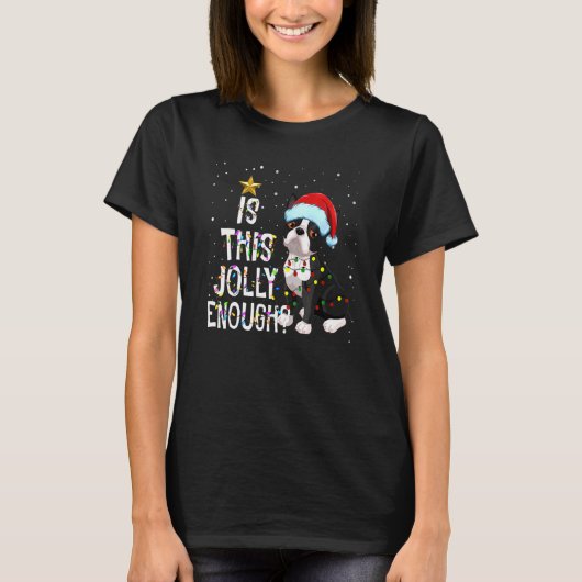 T-shirt Est-Ce Que Ce Terrier De Boston Suffit ? (Devant)